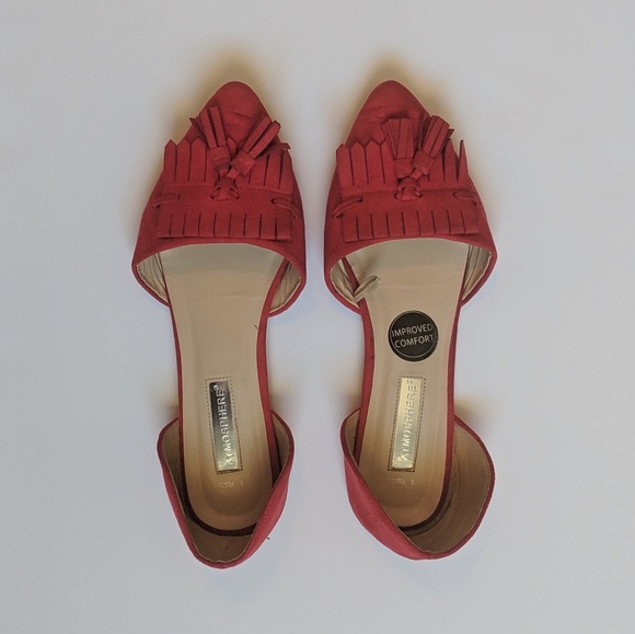 Atmosphere Shoes - 🌵Atmosphere pointy toe red flats size 8